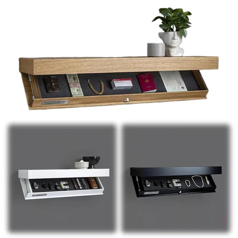 Hidden Compartment Floating Shelf – Stylish Wall-Mounted Storage Solution