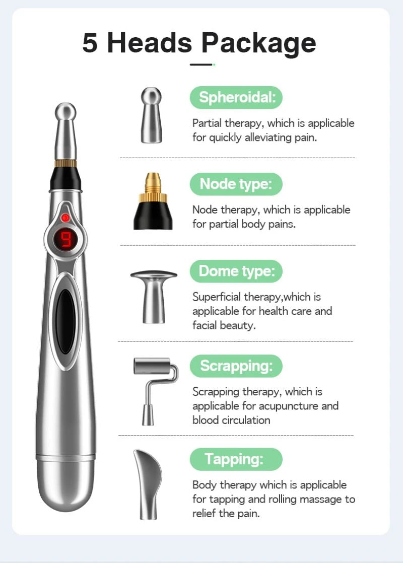 Electronic Acupuncture Pen – Meridian Pulse Therapy for Pain Relief