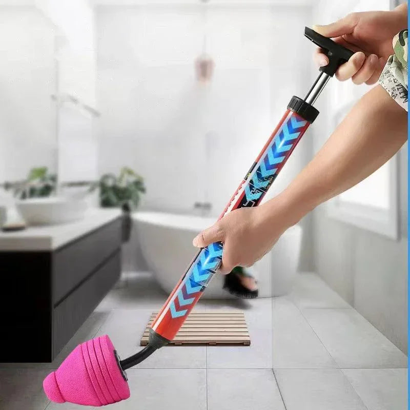 High-Pressure Toilet Plunger with Suction Cup – Powerful Drain Clog Remover