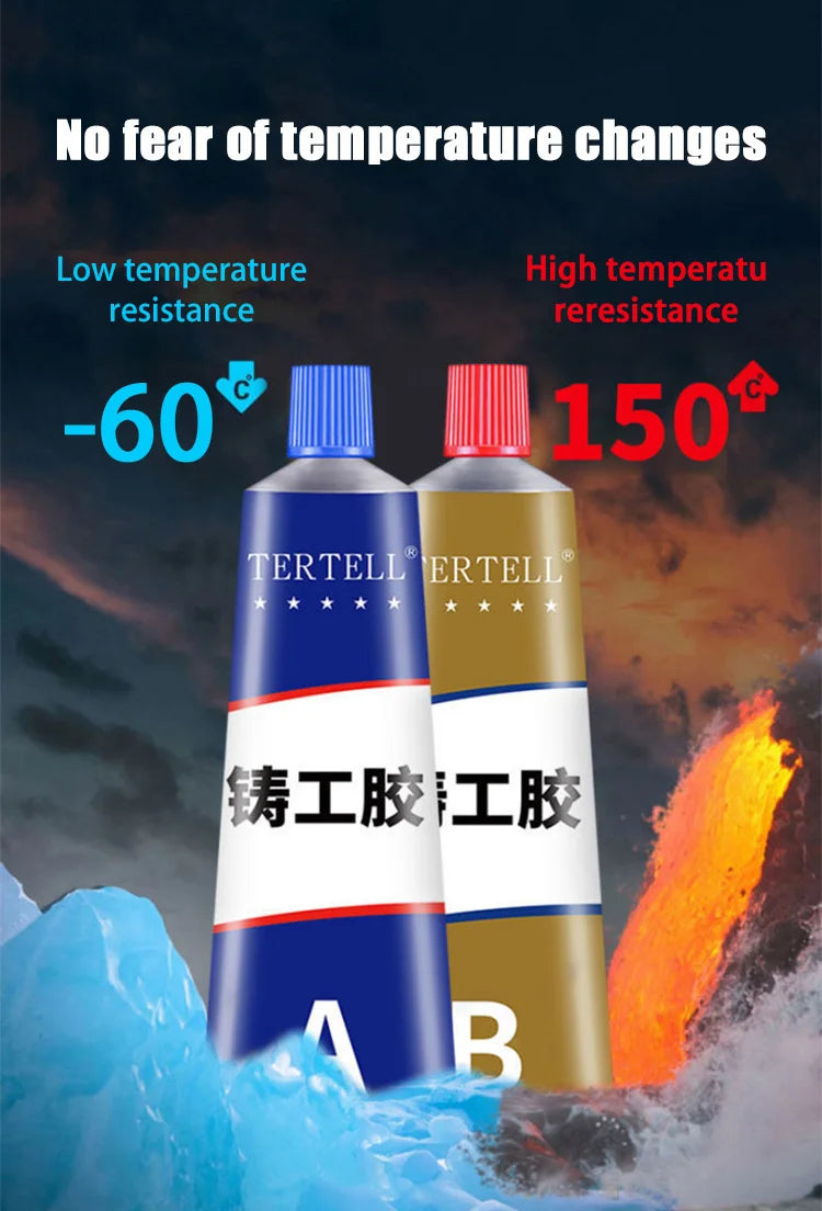 High-Temperature Metal Repair Glue - Industrial-Grade Cold Welding Adhesive