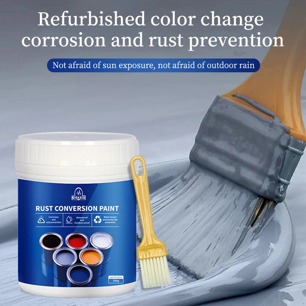 Stop Rust & Restore Metal — Waterproof Rust Converter Paint