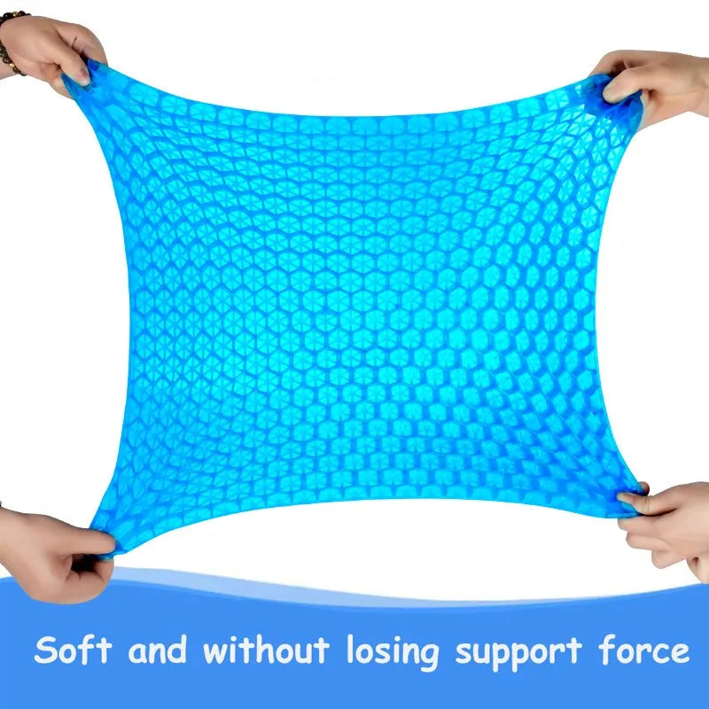 Ultra-Comfort Gel Seat Cushion with Breathable Honeycomb Design