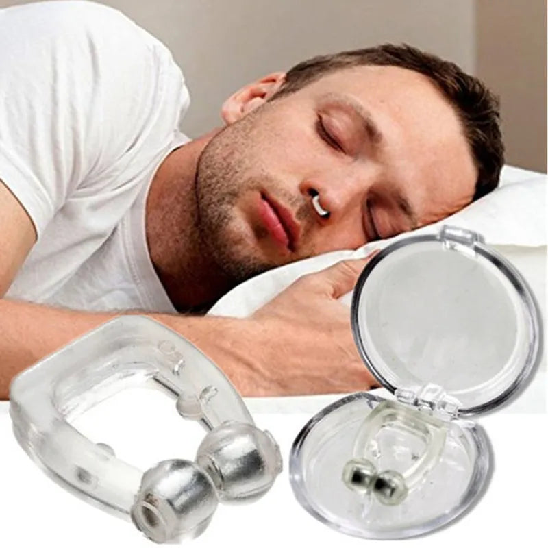 Magnetic Anti-Snore Nose Clip – Comfortable Silicone Sleep Aid