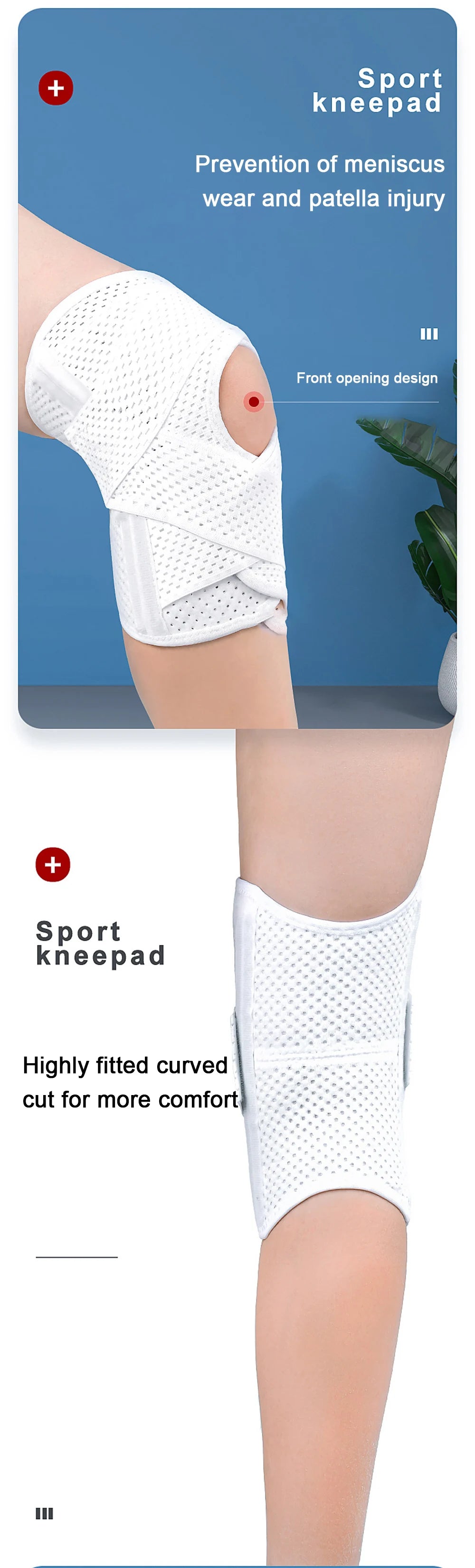 Adjustable Sports Knee Brace – Compression Support for Injury Recovery
