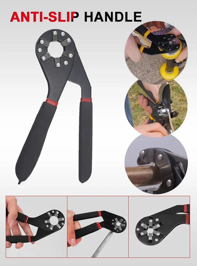Adjustable 6/8-Inch Magic Wrench – Multifunctional Hand Tool for Home Repairs