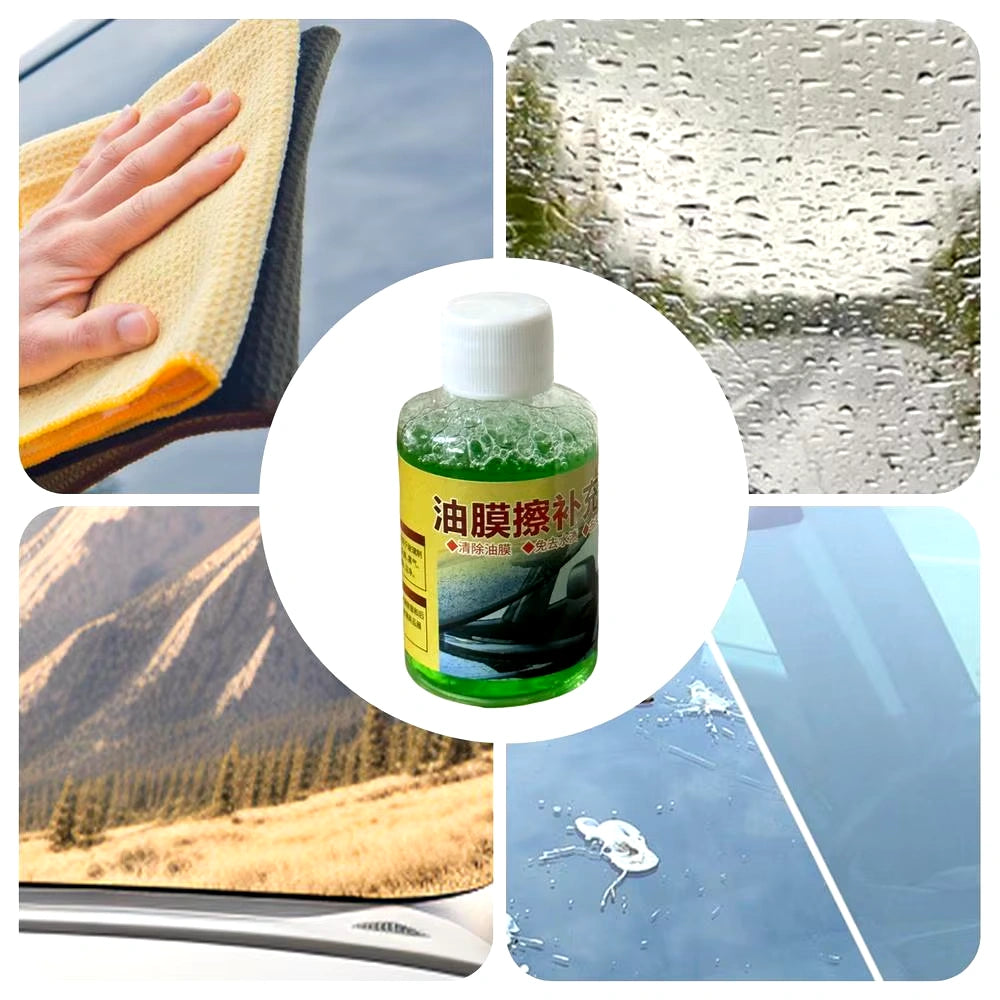 Automotive Glass Cleaner Brush & Oil Film Remover – 120ml