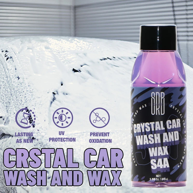 Crystal Car Wash and Wax - Shine and Protect in One Step