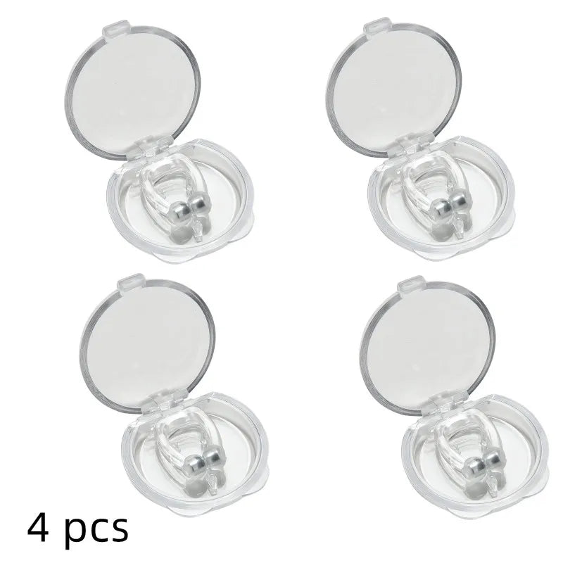 Magnetic Anti-Snore Nose Clip – Comfortable Silicone Sleep Aid