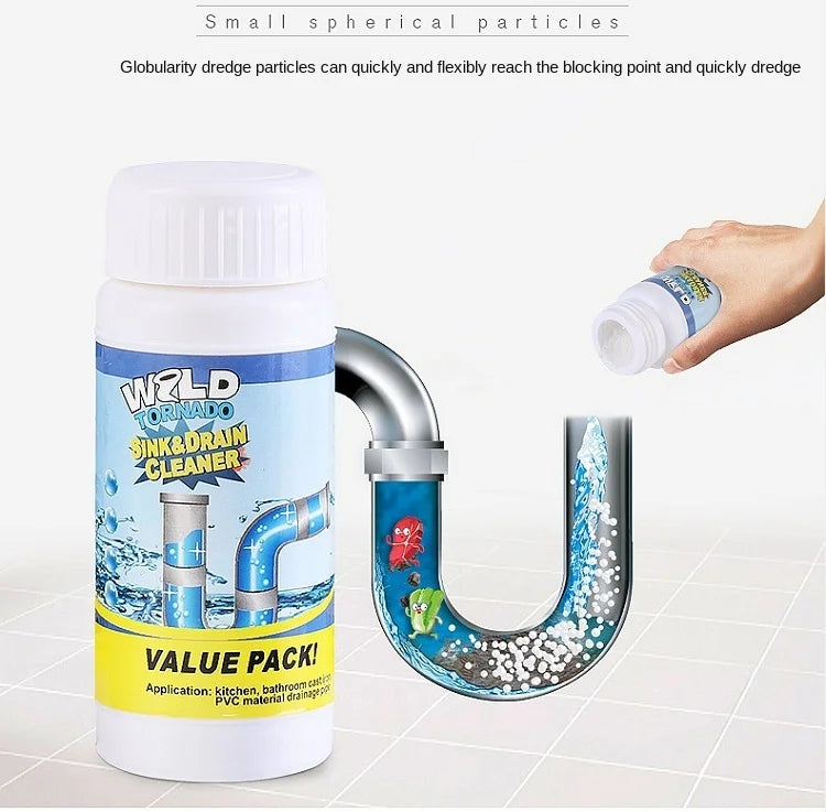 Powerful Drain Cleaner & Clog Remover – Fast-Acting Pipe Unblocker