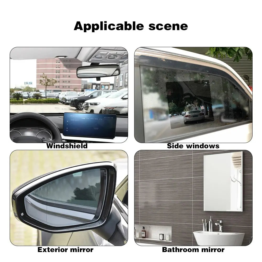 Waterproof Anti-Fog Rearview Mirror Protective Film