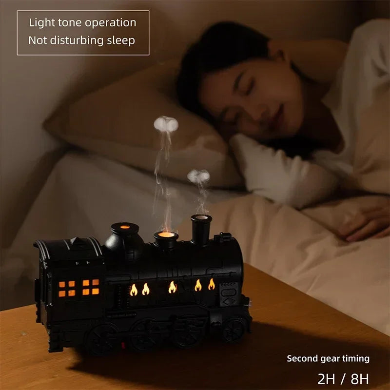 Retro Train Essential Oil Diffuser & Cool Mist Humidifier