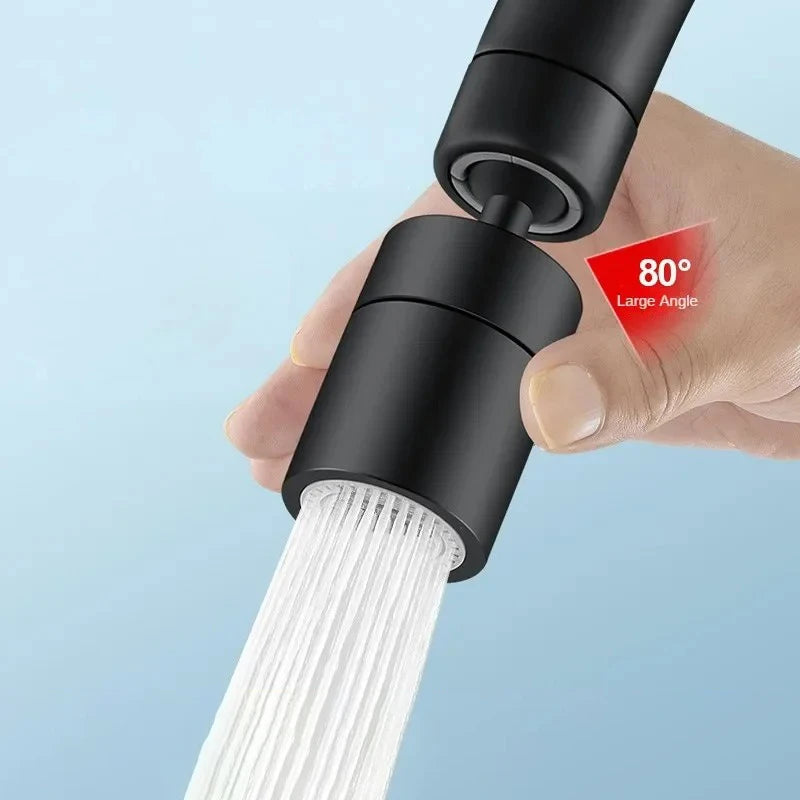 360° Adjustable Dual-Mode Kitchen Faucet Spray Head with Filter