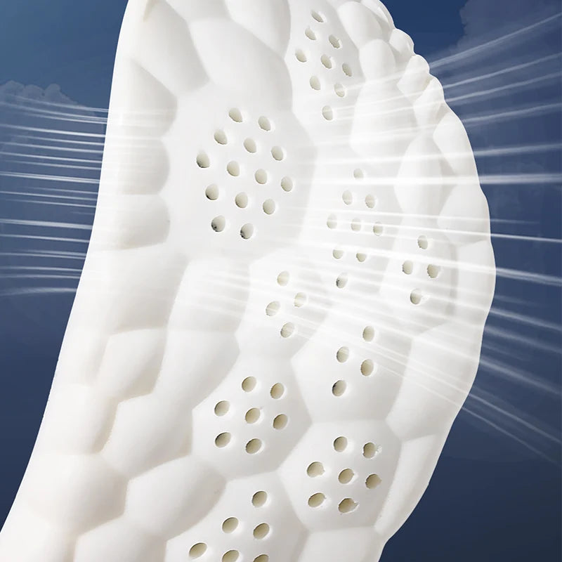 Ultra-Soft Shock-Absorbing Sport Insoles with Arch Support