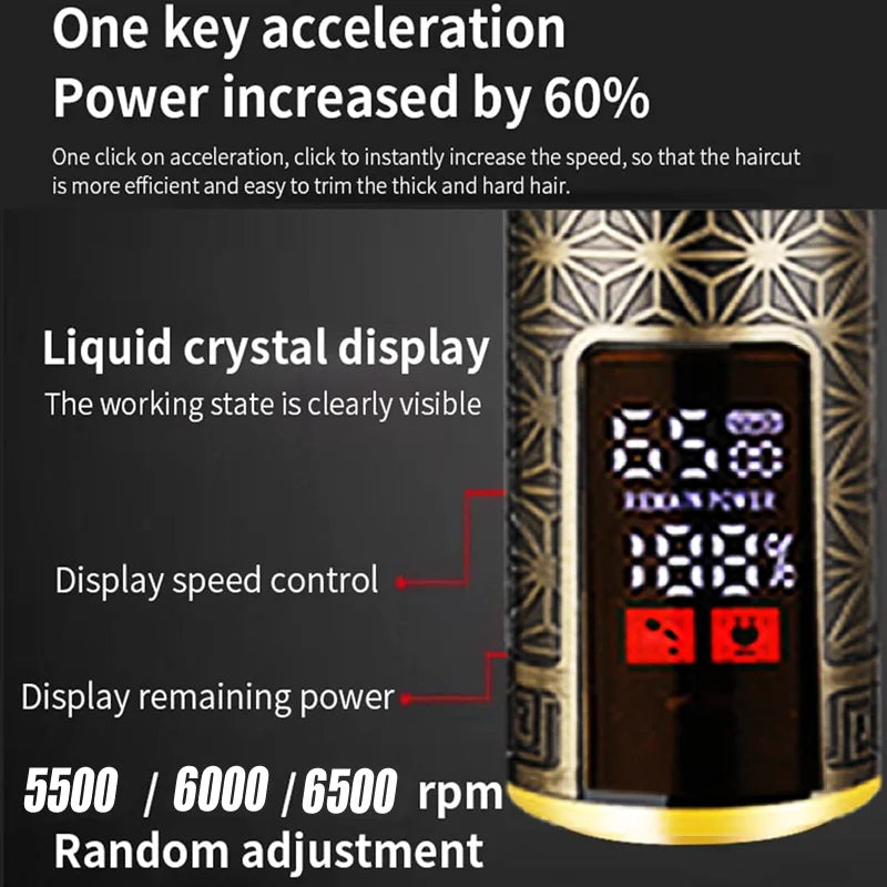 T9 Pro All-Metal Electric Hair Clipper & Shaver