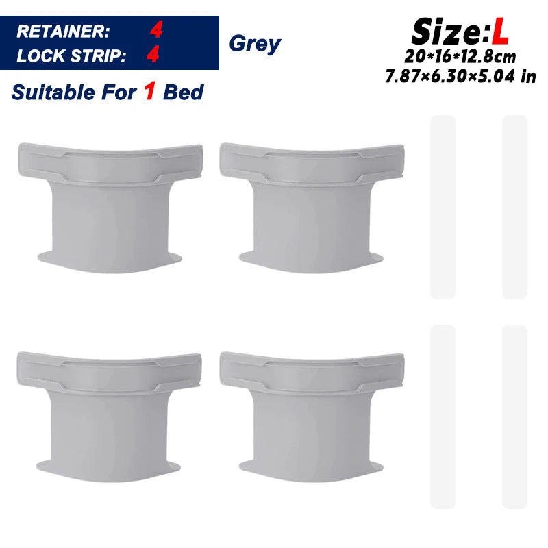 No-Slip Bed Sheet Holders & Straps Set – Secure, Hassle-Free Bedding Fixation