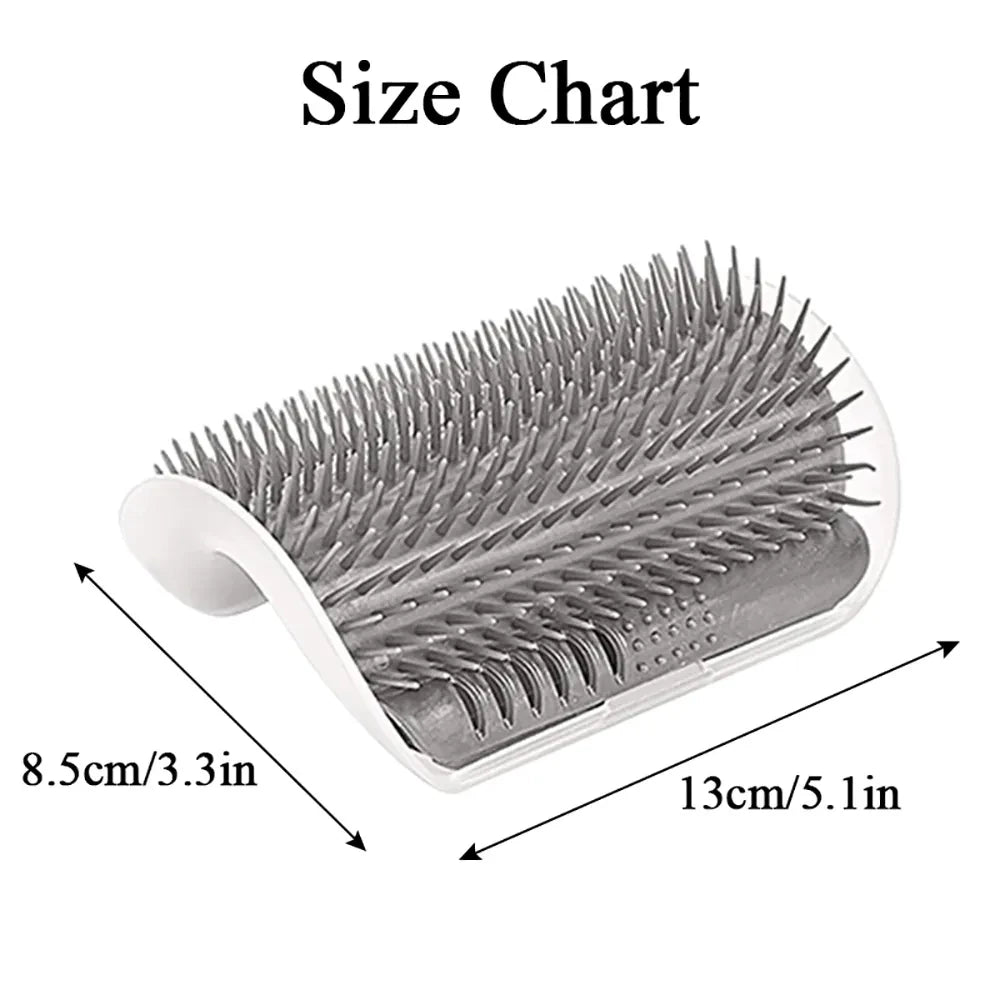 Cat Self-Grooming Scratcher Brush and Massager