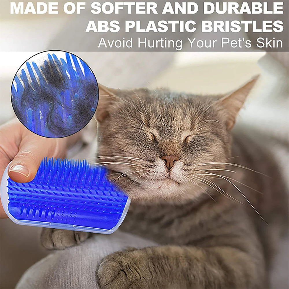 Cat Self-Grooming Scratcher Brush and Massager