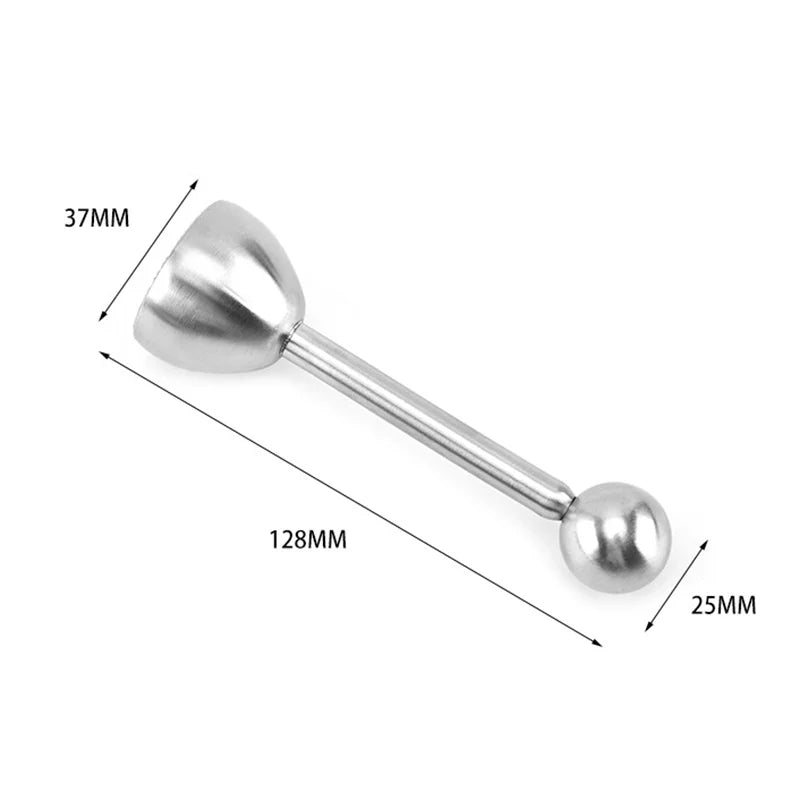 Stainless Steel Egg Topper Cutter for Perfect Shell Removal