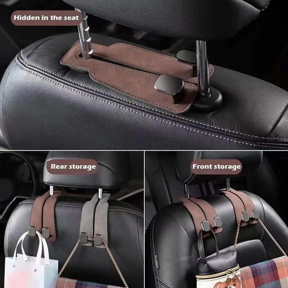 Car Seat Headrest Hook — Keep Your Bags Secure & Organized