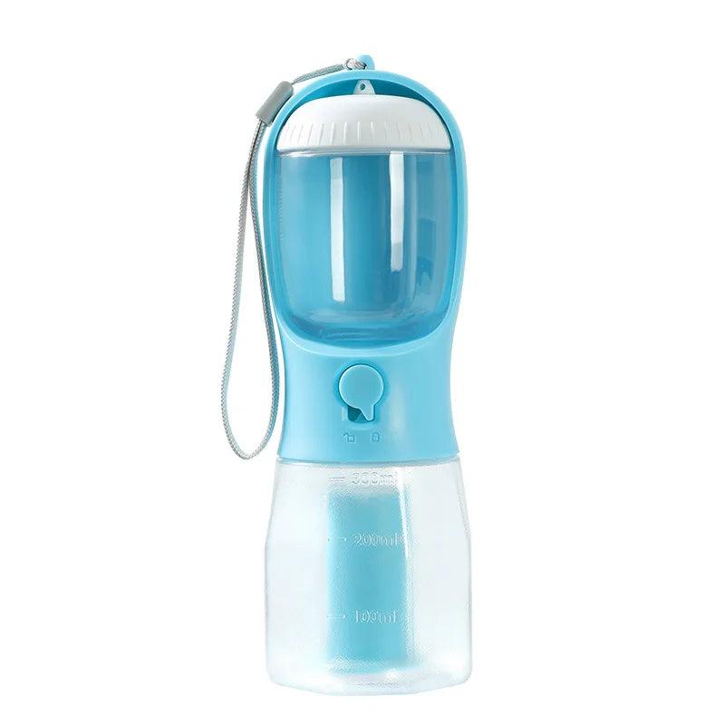 All-in-One Dog Travel Kit — Water, Food & Waste Bags in One Bottle