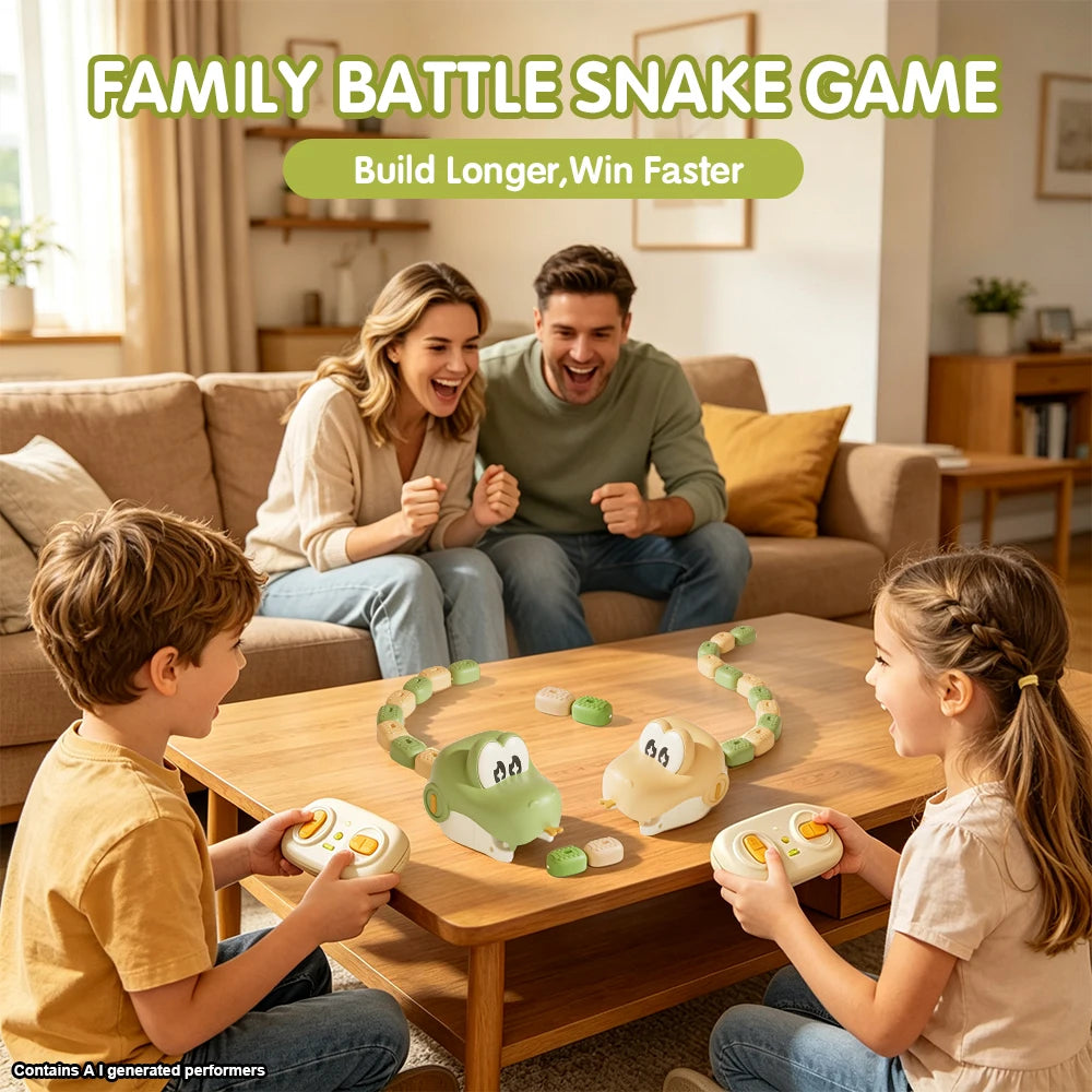 Remote Control Snake Game – Rechargeable Multiplayer Eating Challenge
