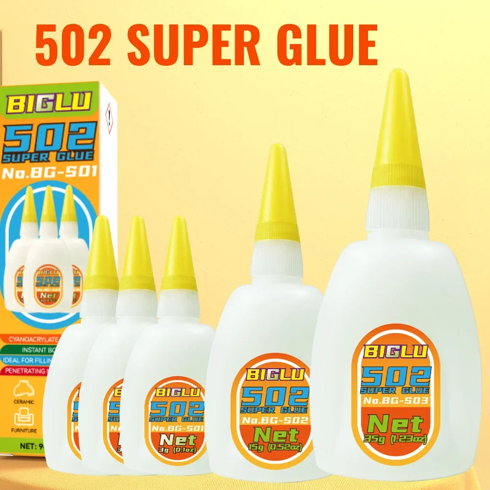 502 Super Glue – Strong, Fast-Drying Instant Adhesive