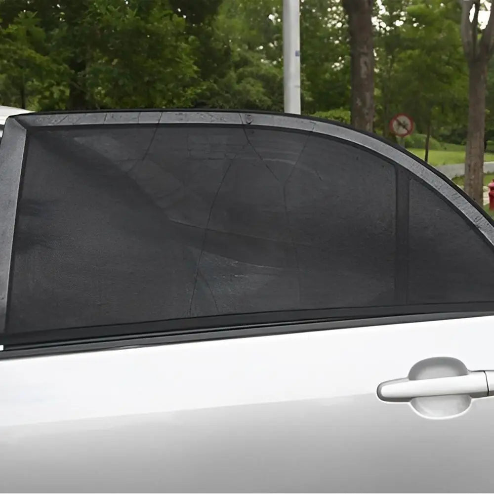 Universal Car Window Sunshade Mesh Curtains – UV Protection & Privacy