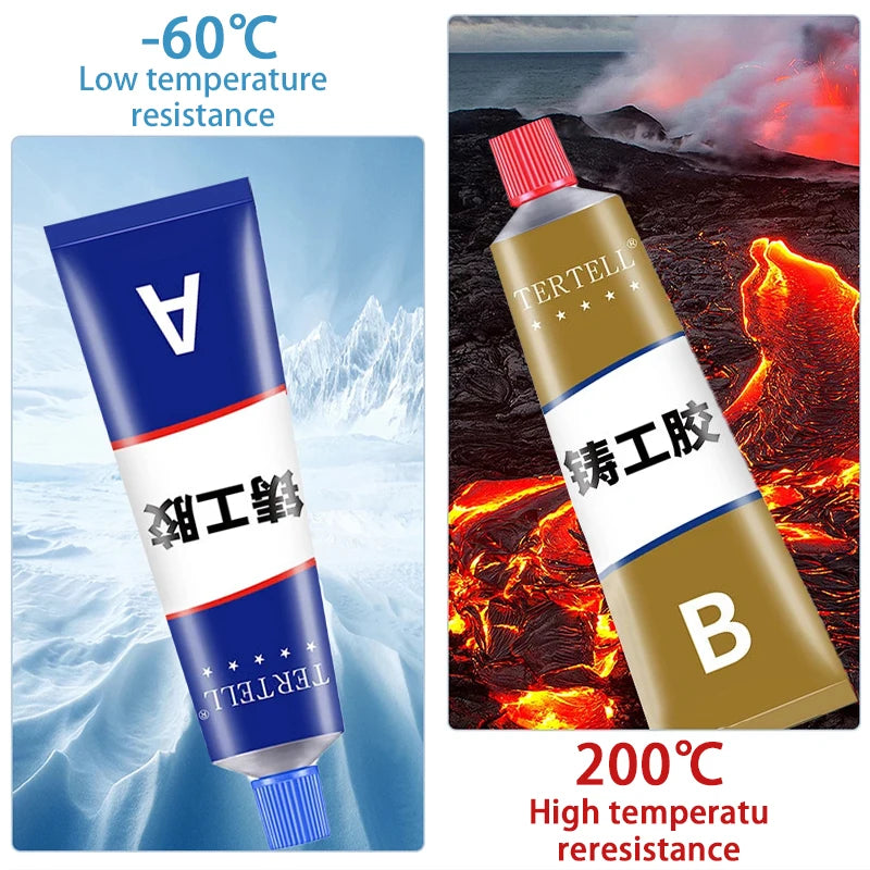 High-Temperature Metal Repair Glue - Industrial-Grade Cold Welding Adhesive