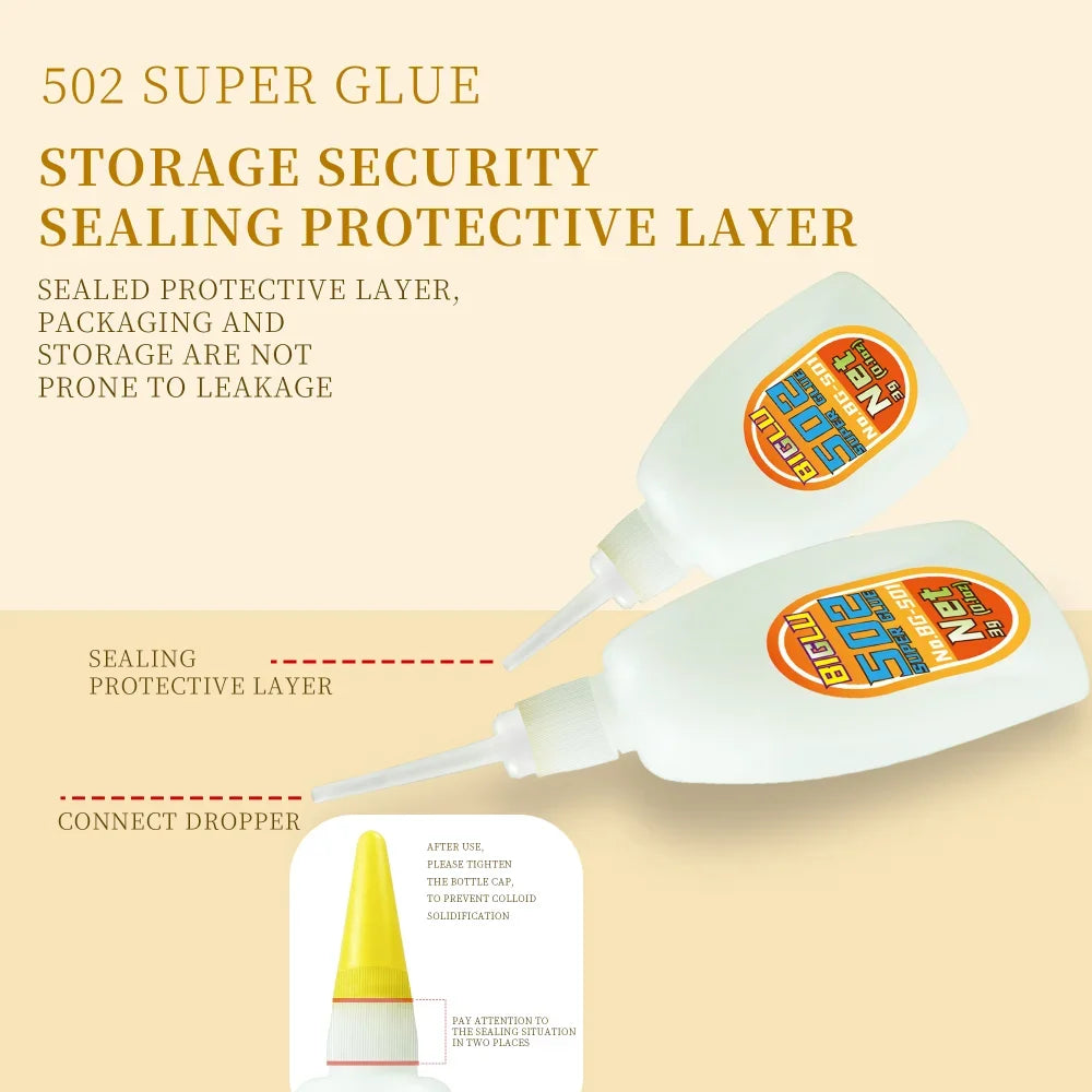 502 Super Glue – Strong, Fast-Drying Instant Adhesive