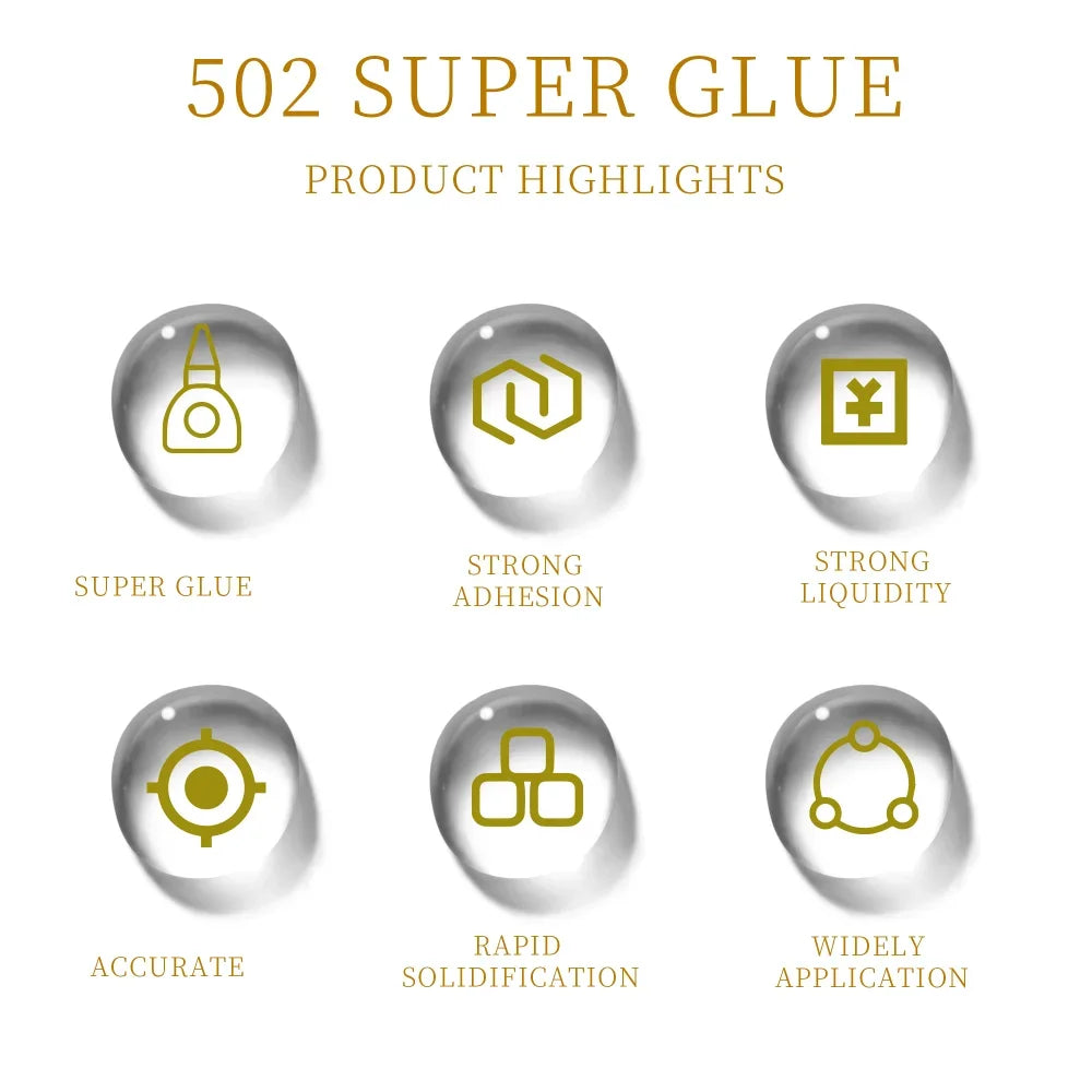 502 Super Glue – Strong, Fast-Drying Instant Adhesive