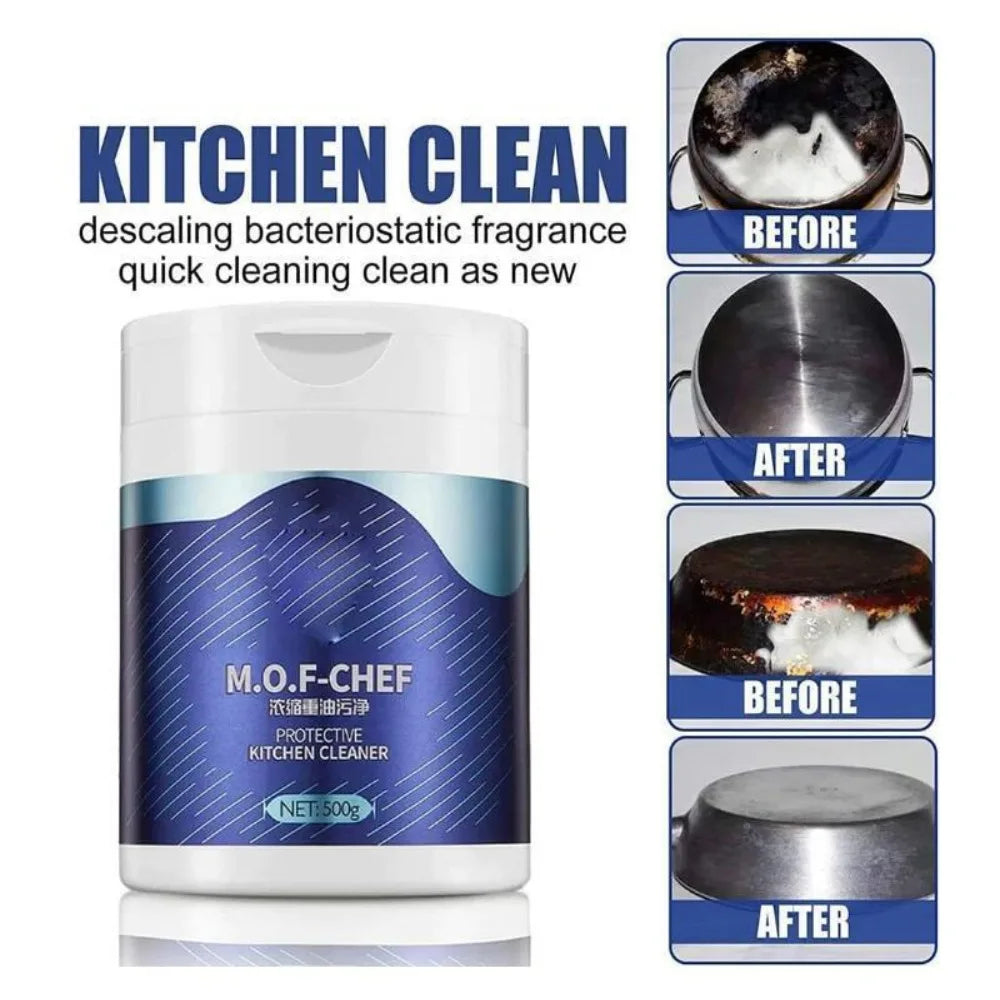Heavy-Duty Kitchen Degreaser Powder – All-Purpose Oil & Stain Remover (500g)