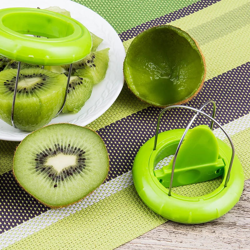 Detachable Kiwi Peeler & Cutter – Easy Fruit Slicing Tool