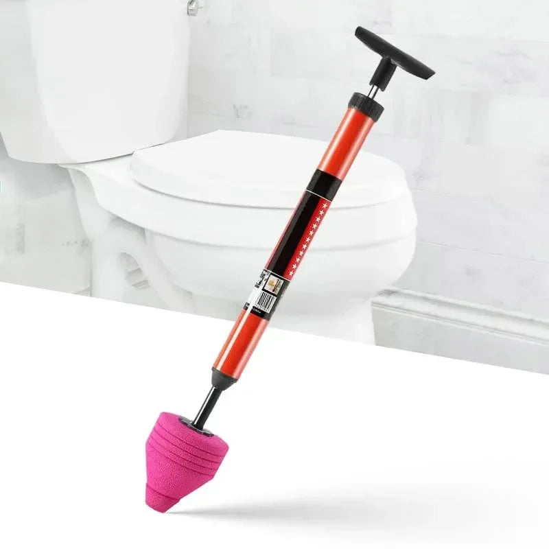 High-Pressure Toilet Plunger with Suction Cup – Powerful Drain Clog Remover