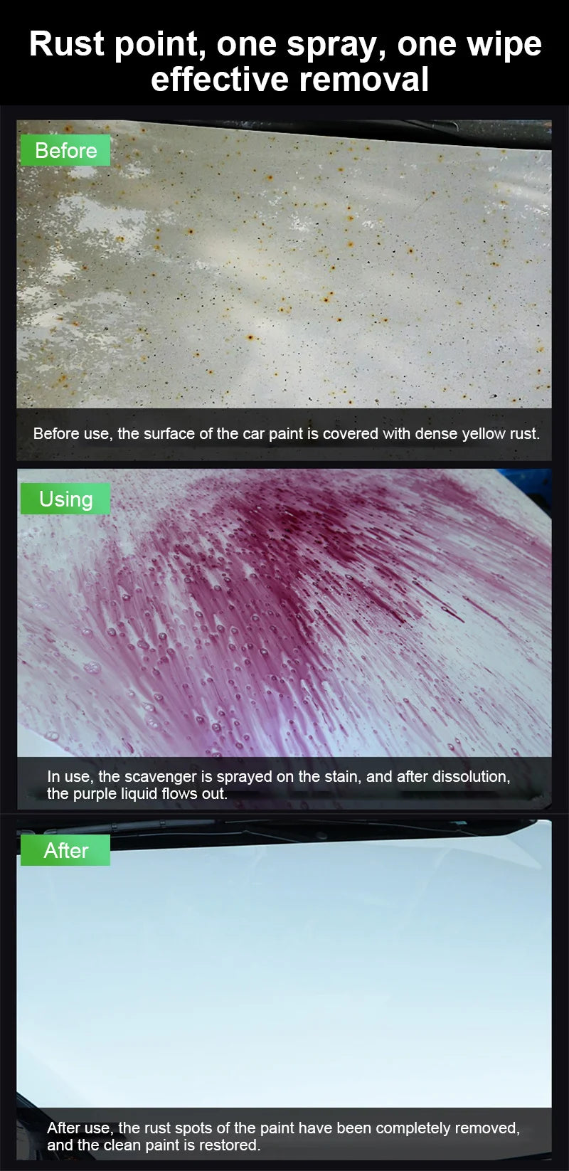 Remove Rust Instantly — Multi-Purpose Rust Cleaner Spray