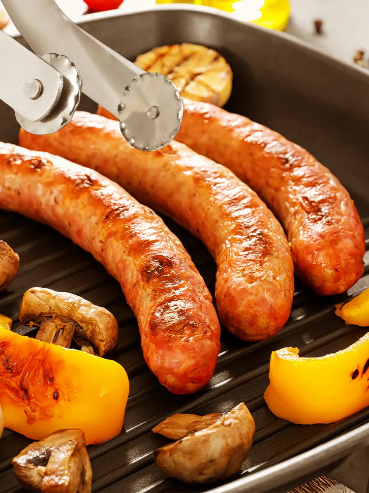 Rotating BBQ Sausage Tongs – Effortless Grilling for Perfectly Cooked Meats