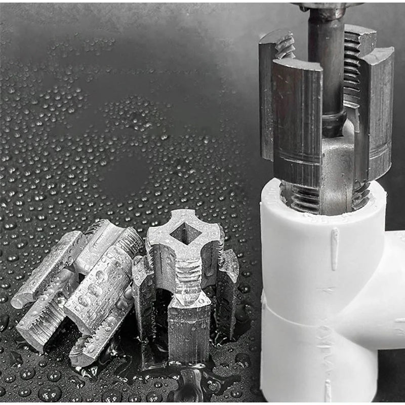Dual-Function Pipe Threading Tool – Internal & External Threads for Plastic Pipes