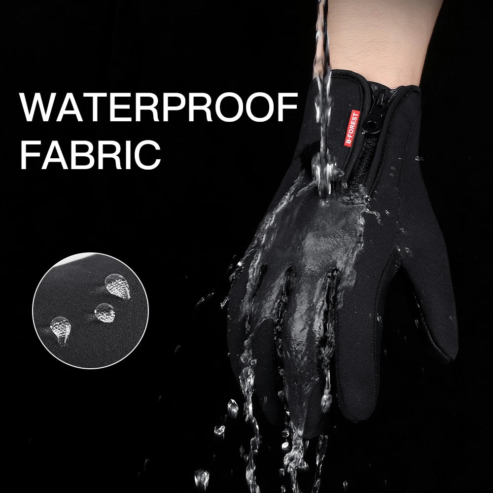 Waterproof Thermal Touchscreen Winter Gloves for Outdoor Sports