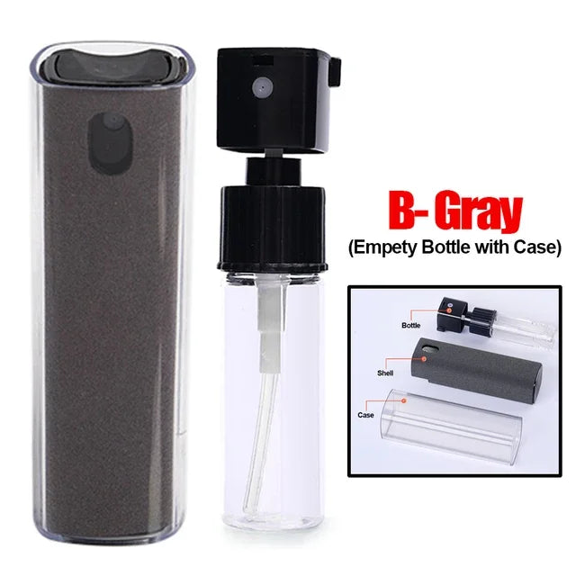 3-in-1 Portable Screen Cleaning Spray with Microfiber Cloth