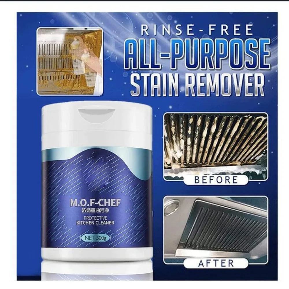 Heavy-Duty Kitchen Degreaser Powder – All-Purpose Oil & Stain Remover (500g)