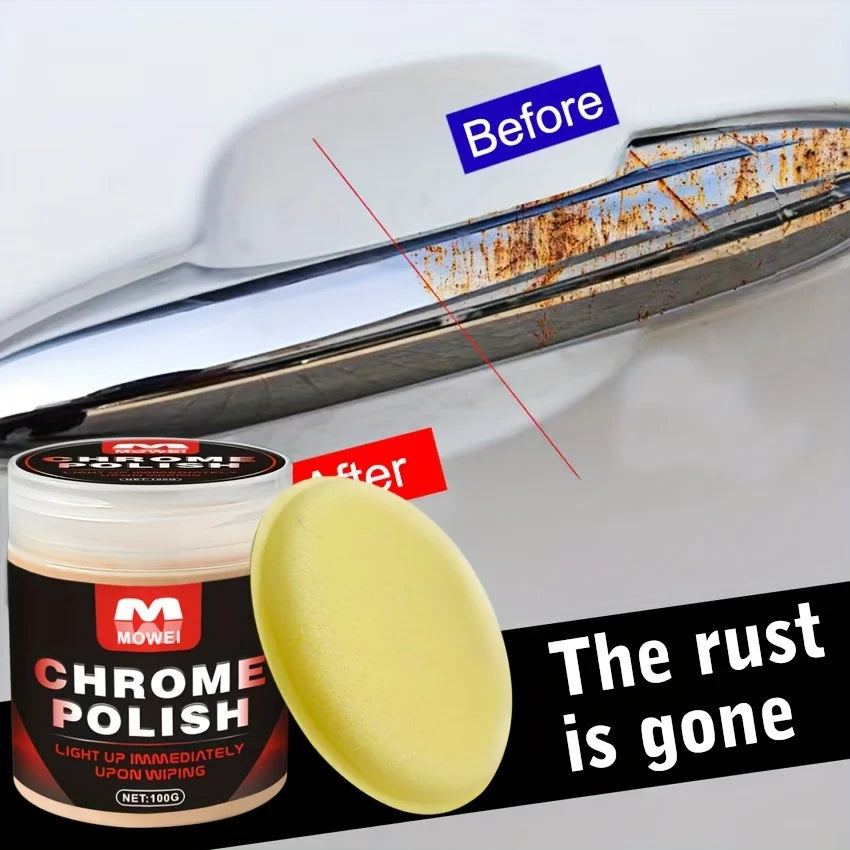 Chrome Restoration Polish – Revive & Shine Your Car’s Metal Surfaces