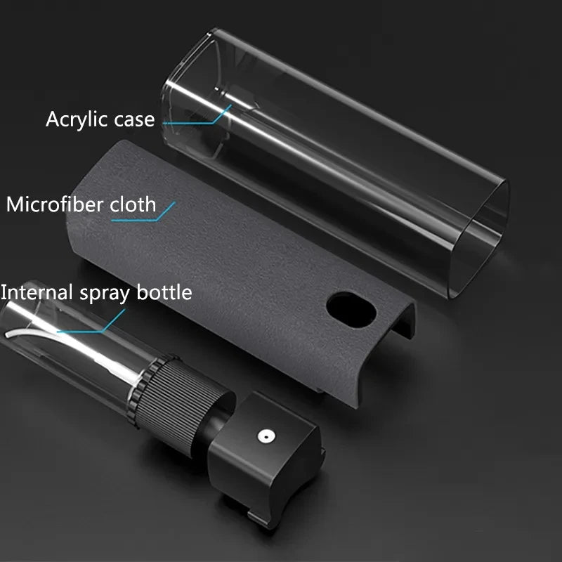 3-in-1 Portable Screen Cleaning Spray with Microfiber Cloth
