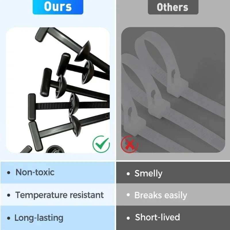 Universal Automotive Fastening Clips – Self-Locking Nylon Repair Clips