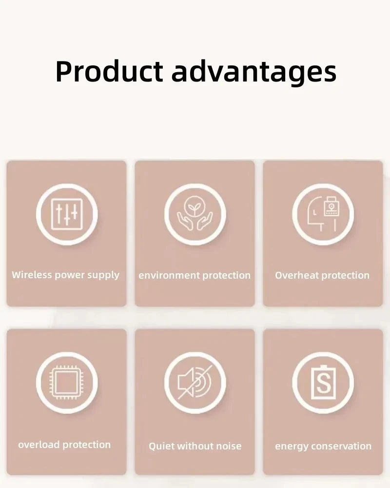 Magnetic Levitating LED Lamp with Wooden Base