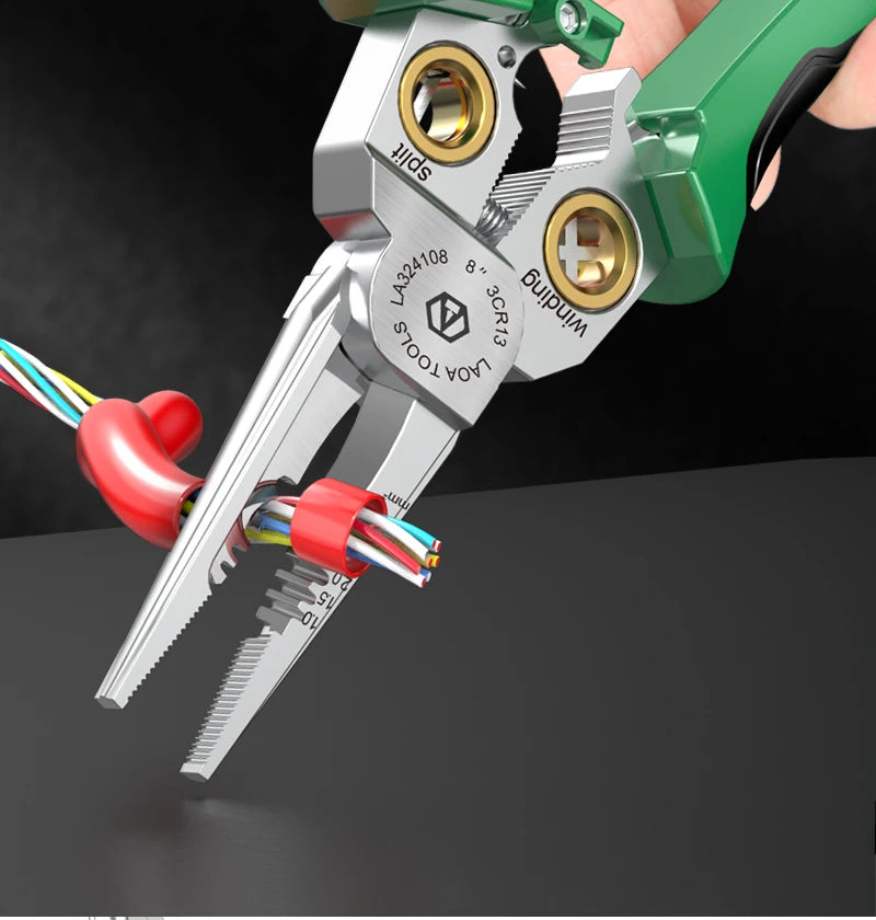 7-in-1 / 8-in-1 Stainless Steel Electrician’s Multi-Pliers (with or without Tester)