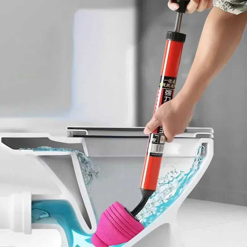 High-Pressure Toilet Plunger with Suction Cup – Powerful Drain Clog Remover