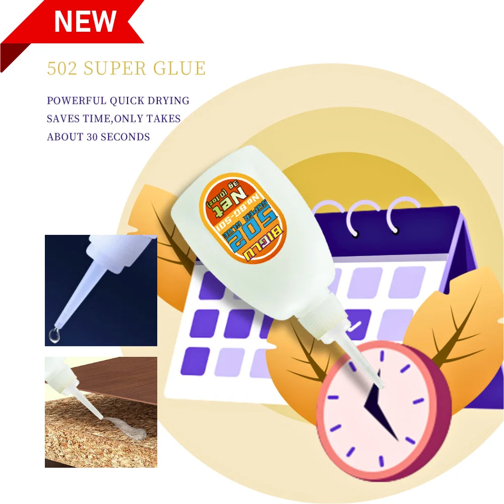 502 Super Glue – Strong, Fast-Drying Instant Adhesive