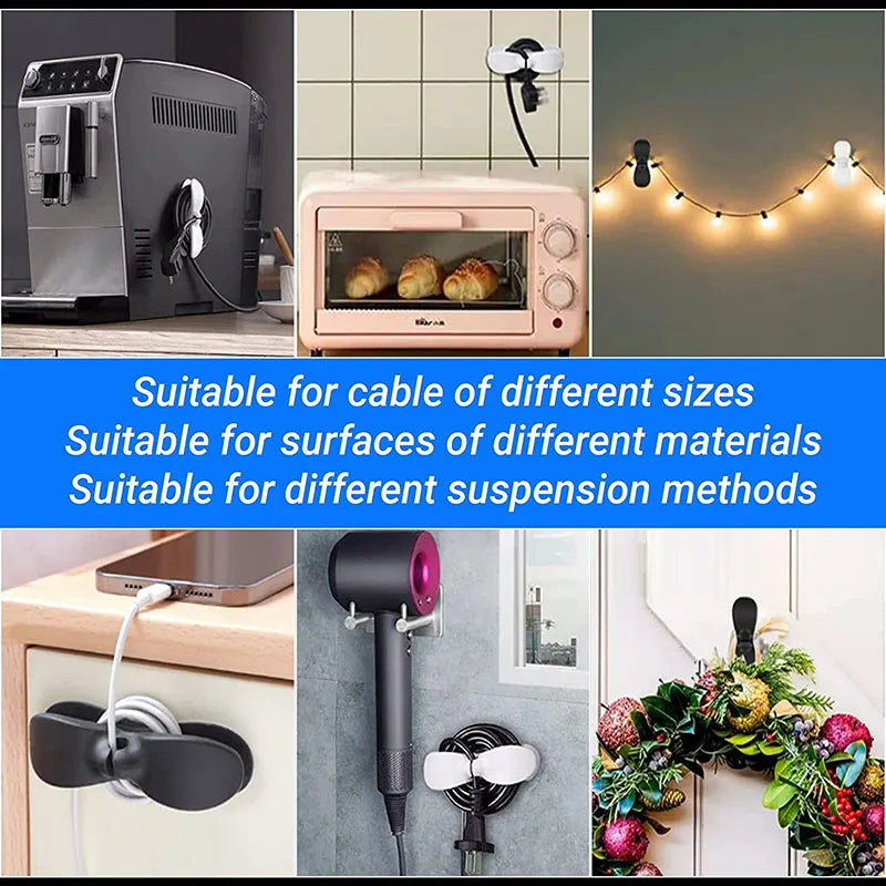 4-Piece Kitchen Appliance Cord Winder & Organizer Set