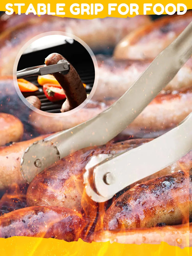 Rotating BBQ Sausage Tongs – Effortless Grilling for Perfectly Cooked Meats