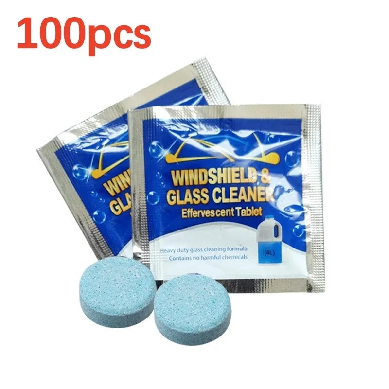 Effervescent Windshield Washer Tablets – Powerful Glass Cleaning Solution