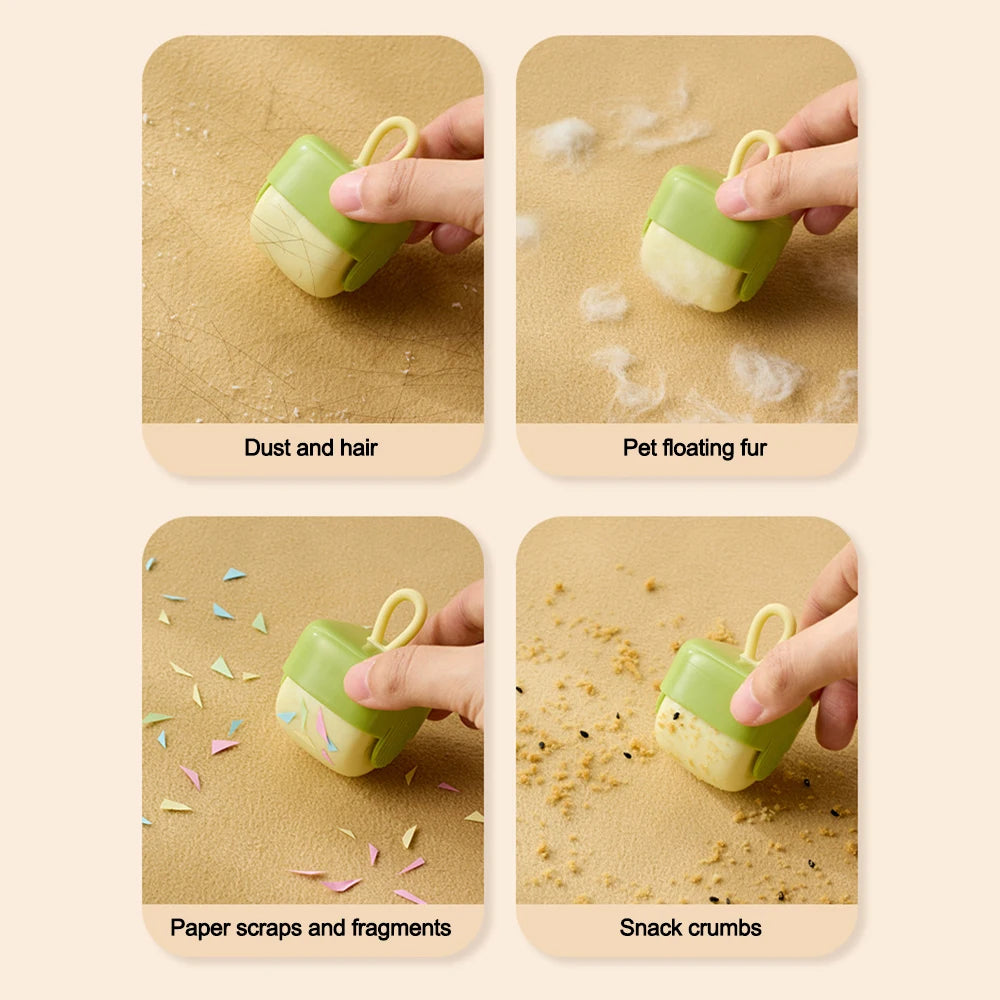 Compact Washable Lint Roller – Reusable Pet Hair & Dust Remover